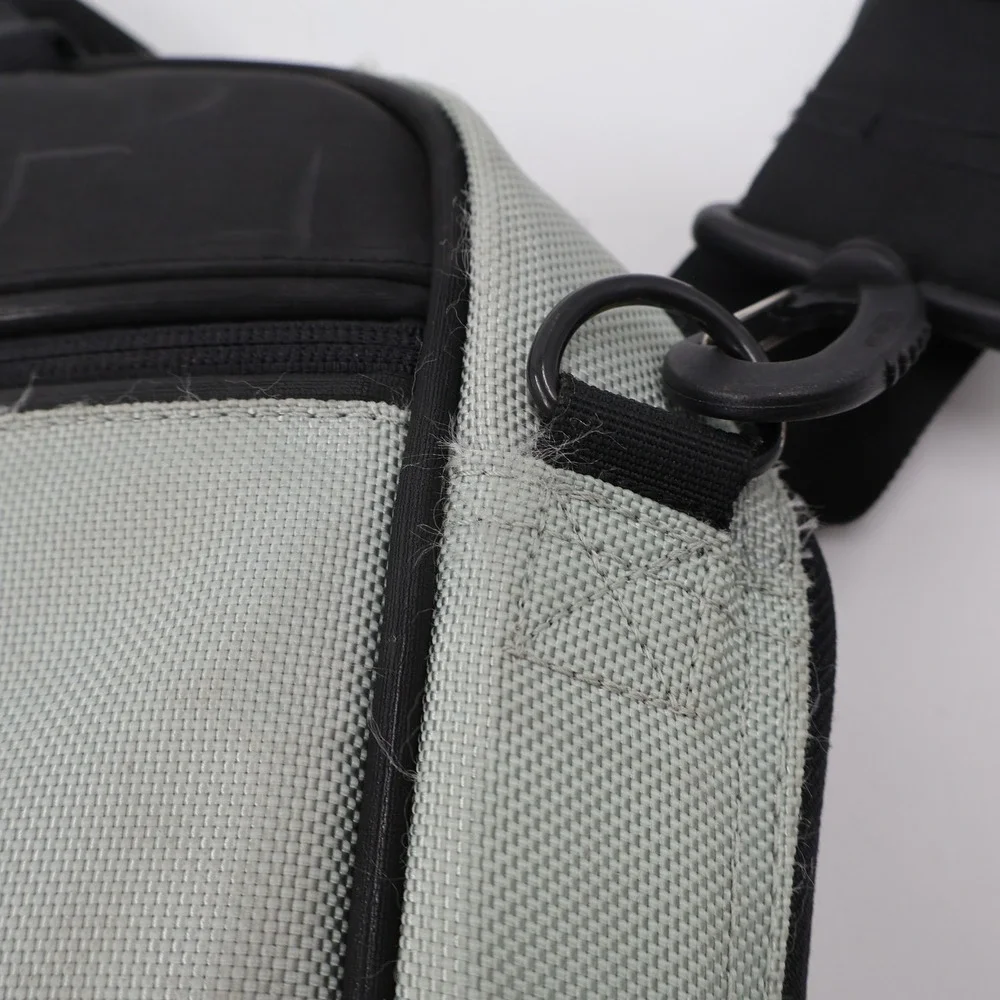 Timbuk2 Laptop Messenger Bag Mens OS Grey Black Ballistic Nylon Commuter Bag